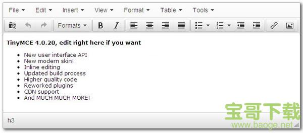 TinyMCE免费版 v5.6.2中文最新版