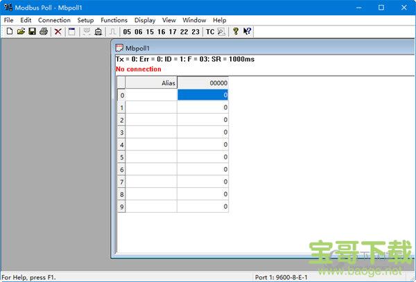 modbus poll破解版(附注册码) v6.3.1