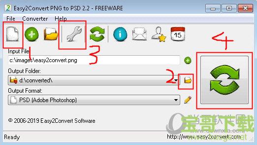 Easy2Convert PNG to PSD下载