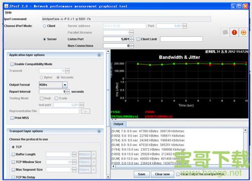 JPERF(网络测试工具) v2.0.0 官方版