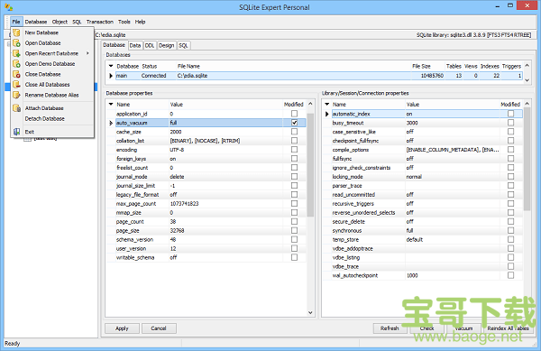 SQLite数据库管理(Navicat for SQLite) v10.0.5 企业版