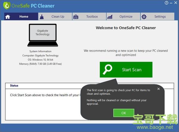 OneSafe PC Cleaner Pro v7.0.1.61 破解版