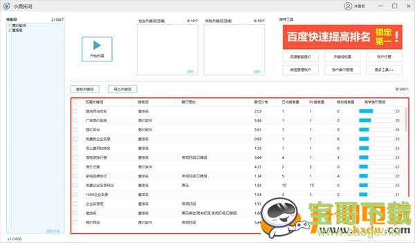 小鹿关键词拓展工具下载