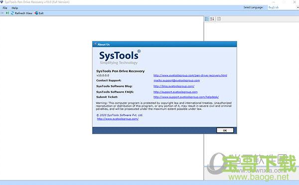 SysTools Pen Drive Recovery下载